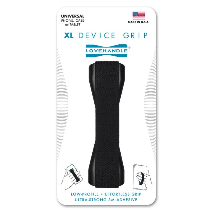 LoveHandle XL - Solid Black (6 Pack) for wholesale by LoveHandle