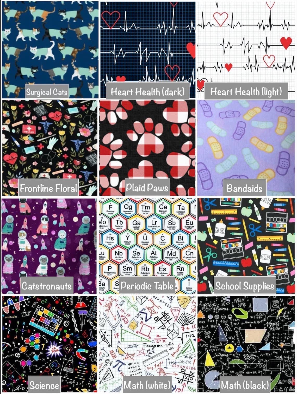 Harriet Handmade Co. - Wholesale Keychain - Women's - Cotton Scrunchie Wristlet Keychain – 190+ Assorted Prints10