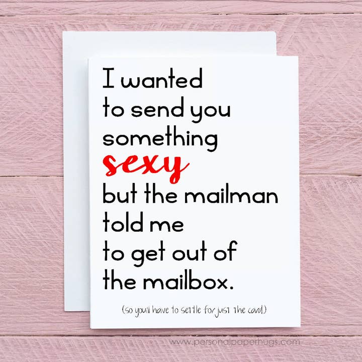 Funny Birthday Card / Funny Birthday Card for Him / Funny Birthday Card for Her / Funny Long Distance Birthday Card / Card for Deployment for wholesale by Personal Paper Hugs