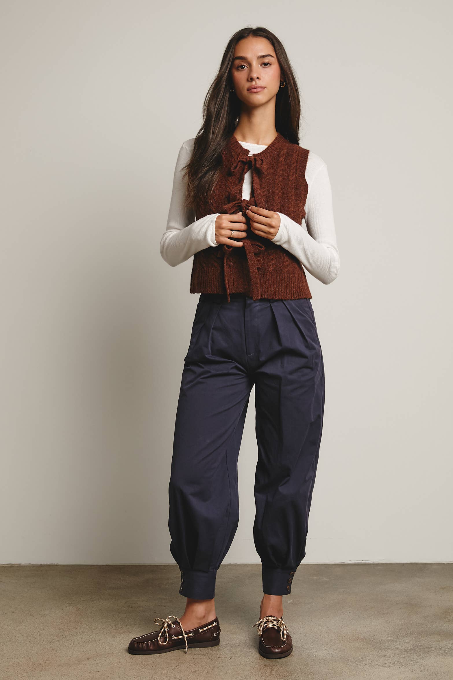 Forte - Vendita all'ingrosso Pantalone - Donna - Pantaloni affusolati con polsino plissettato FP000229