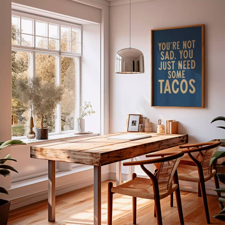 Tejas Country Club - Wholesale Art Print - Taco Humor Wall Art Home Decor Art Print6