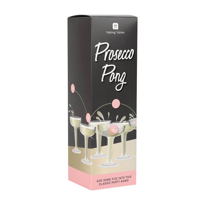 Talking Tables USA - Wholesale Board Game - Prosecco Pong Drinking Party Game | Games Night | Hen Party|