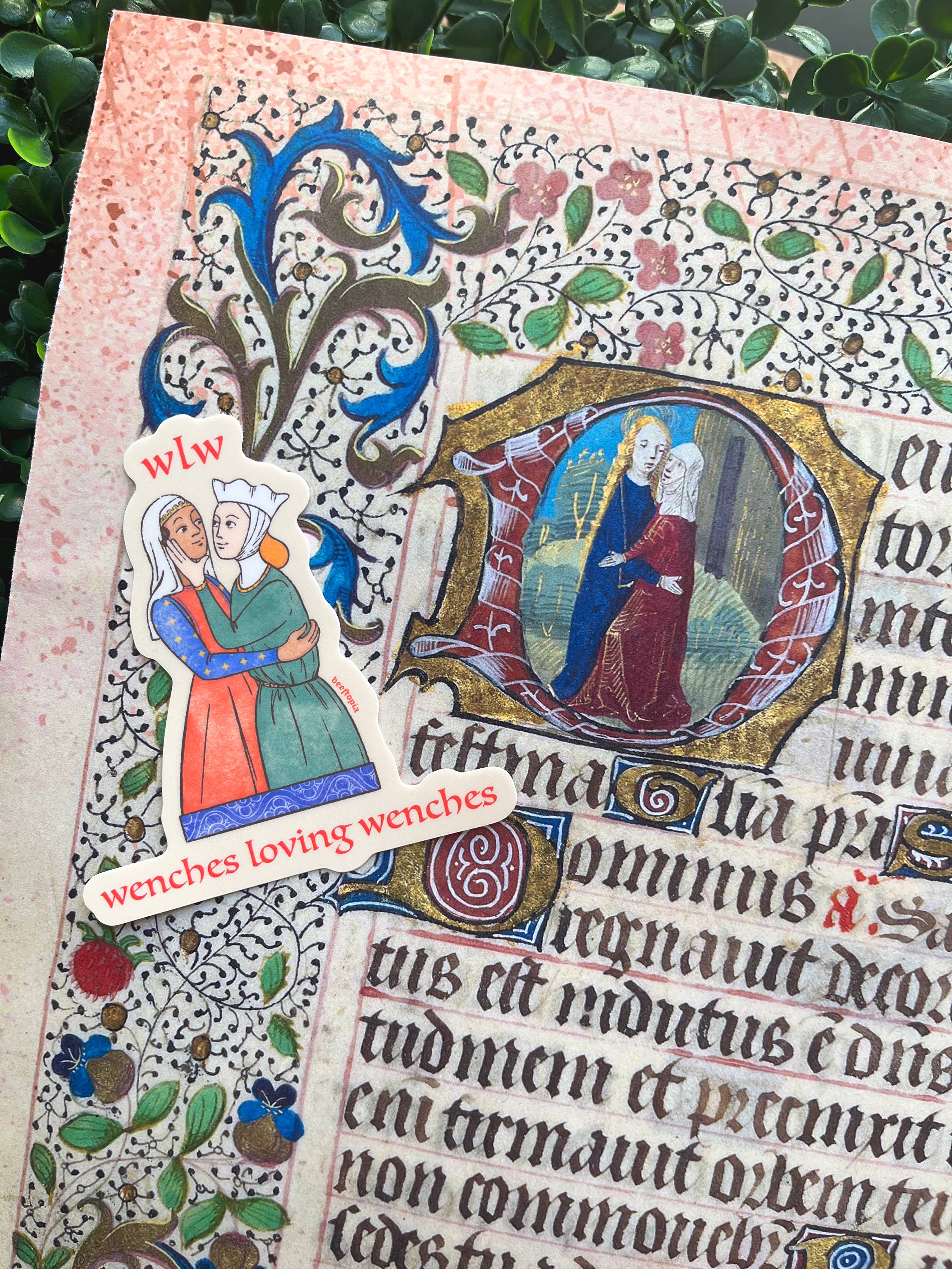 Beeftopia - Wholesale Sticker - WLW Wenches Loving Wenches Medieval Waterproof Vinyl Sticker3