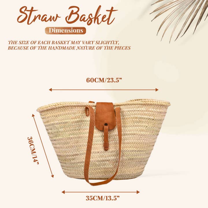 King Of Handmade - Wholesale Beach Bag - Straw Beach basket, Handmade Moroccan bags, Gift for Her6