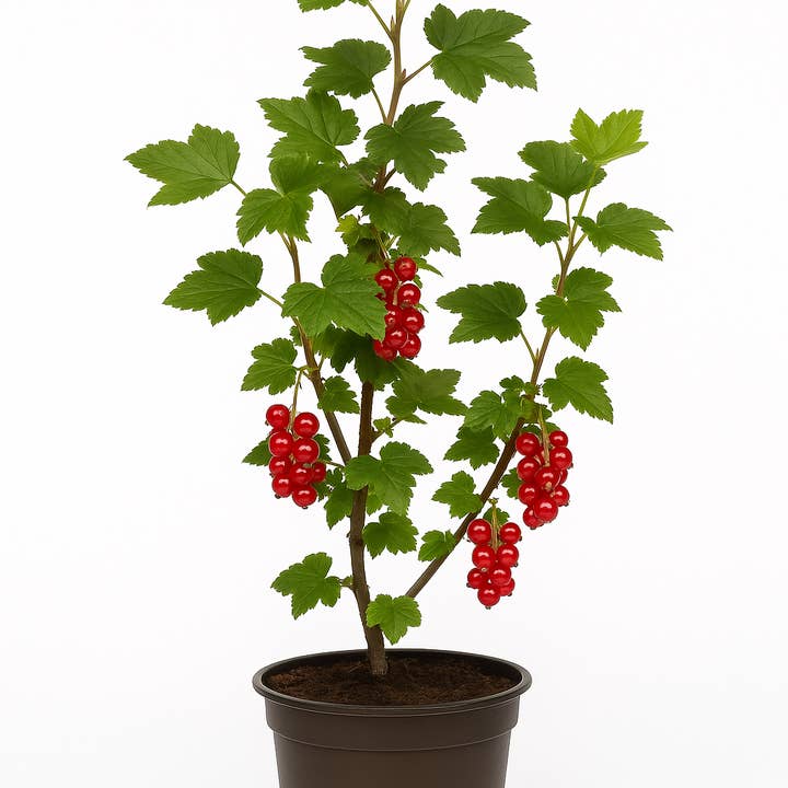 Oasis of Life - Wholesale Live Plant - Ribes rubrum 'Jonkheer van Tets' β Red Currant β early, aromatic berry plant for garden & hedge β high-yielding, easy to care for & hardy β fruit ripening end of June0