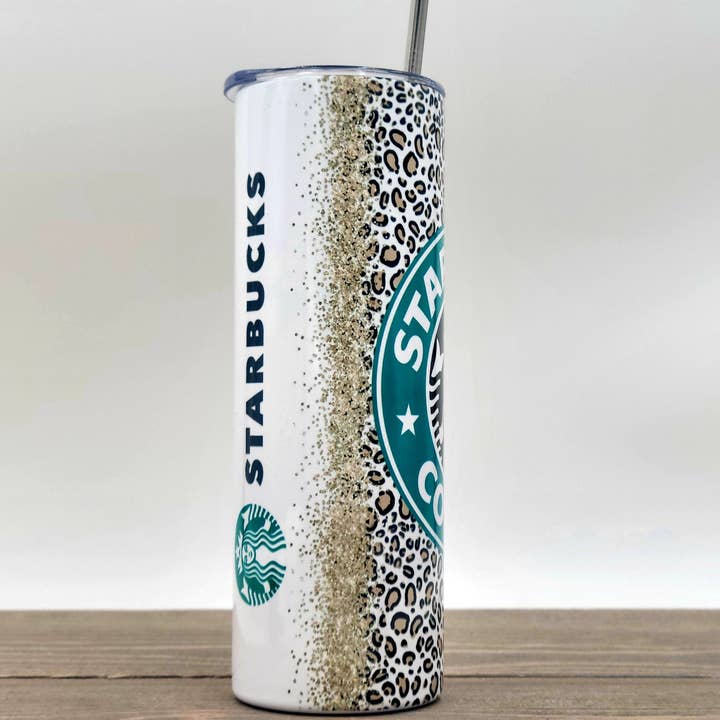 LGH Designs - Wholesale Insulated Mug/Tumbler - Starbucks Cheetah Print Tumbler, Stainless Steel Tumbler, Gifts for Her, Coffee Shop, Gifts for Her, Girly Tumbler, Lepoard Print, Coffee1
