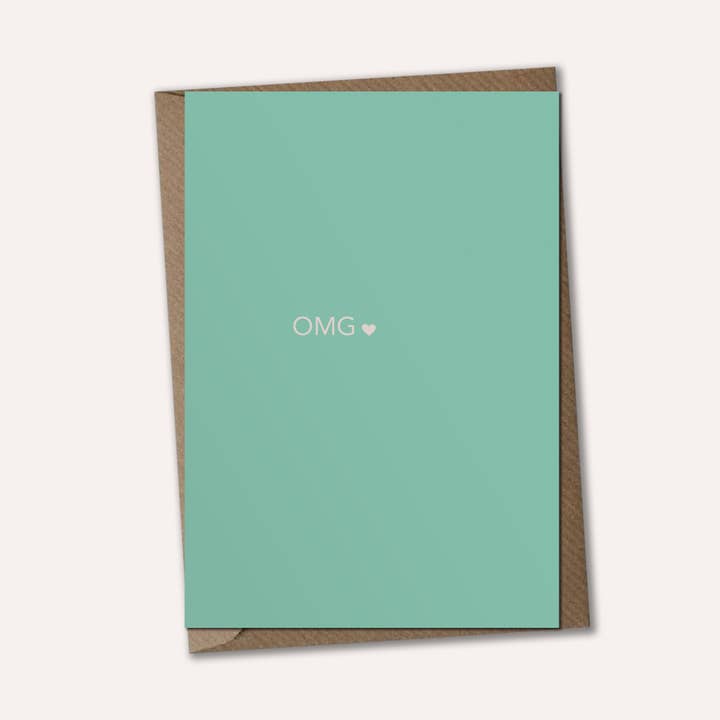 Oh mio Dio, biglietto di celebrazione, biglietto di congratulazioni, fidanzamento per la vendita all'ingrosso da parte di Pixel & Bloom