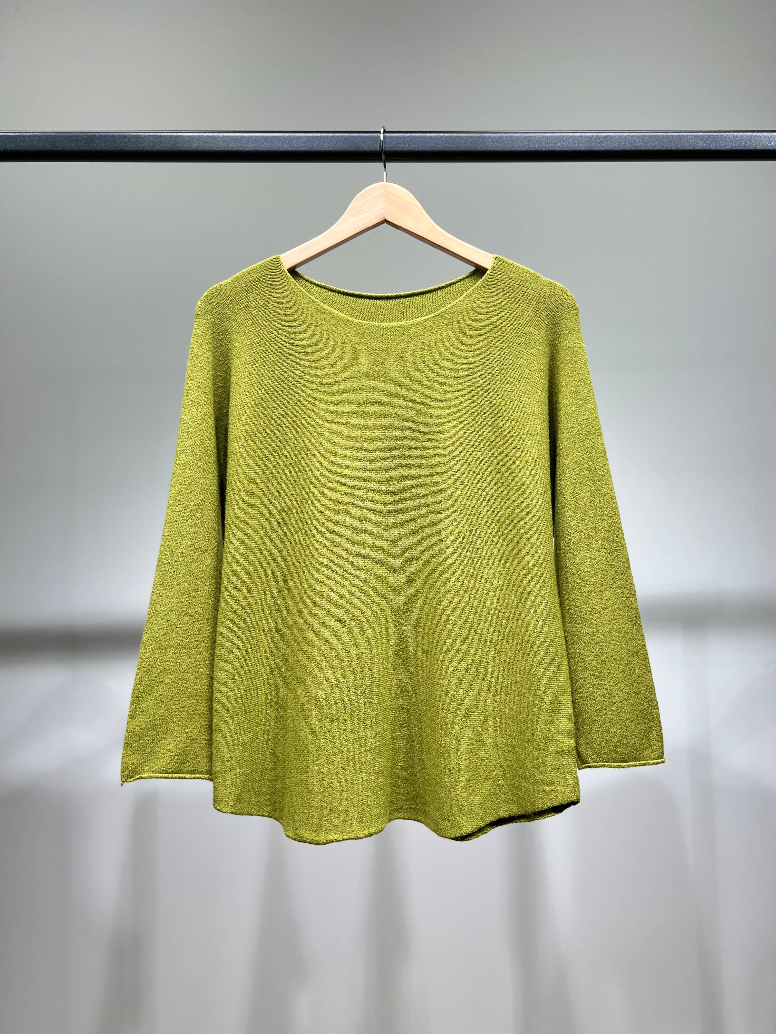 L'Emotion - Vendita all'ingrosso Maglione tricot - Donna - Maglione lavorato a maglia a maniche lunghe con scollo tondo in viscosa     2