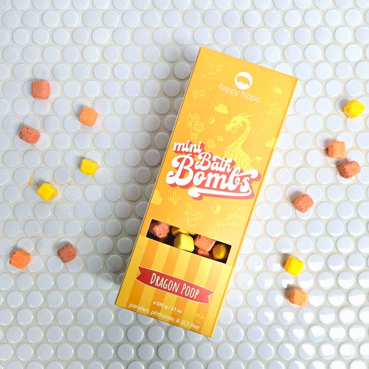 Dragon Poop - Mini Bath Bombs - Box for wholesale by Happy Hippo Bath