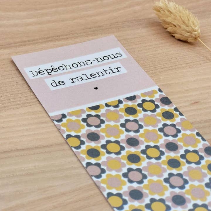 Marcador *Apurémonos a ralentizar* para venta al por mayor de jolislundis