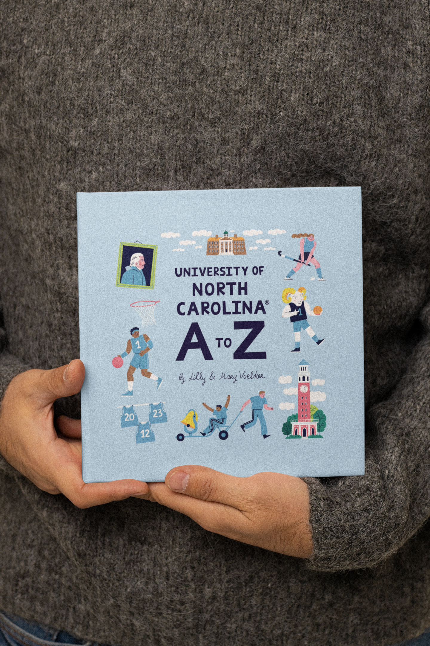 Collegiate ABCs - Wholesale Preschool Book (3-5) - University of North Carolina A to Z Children’s Book7
