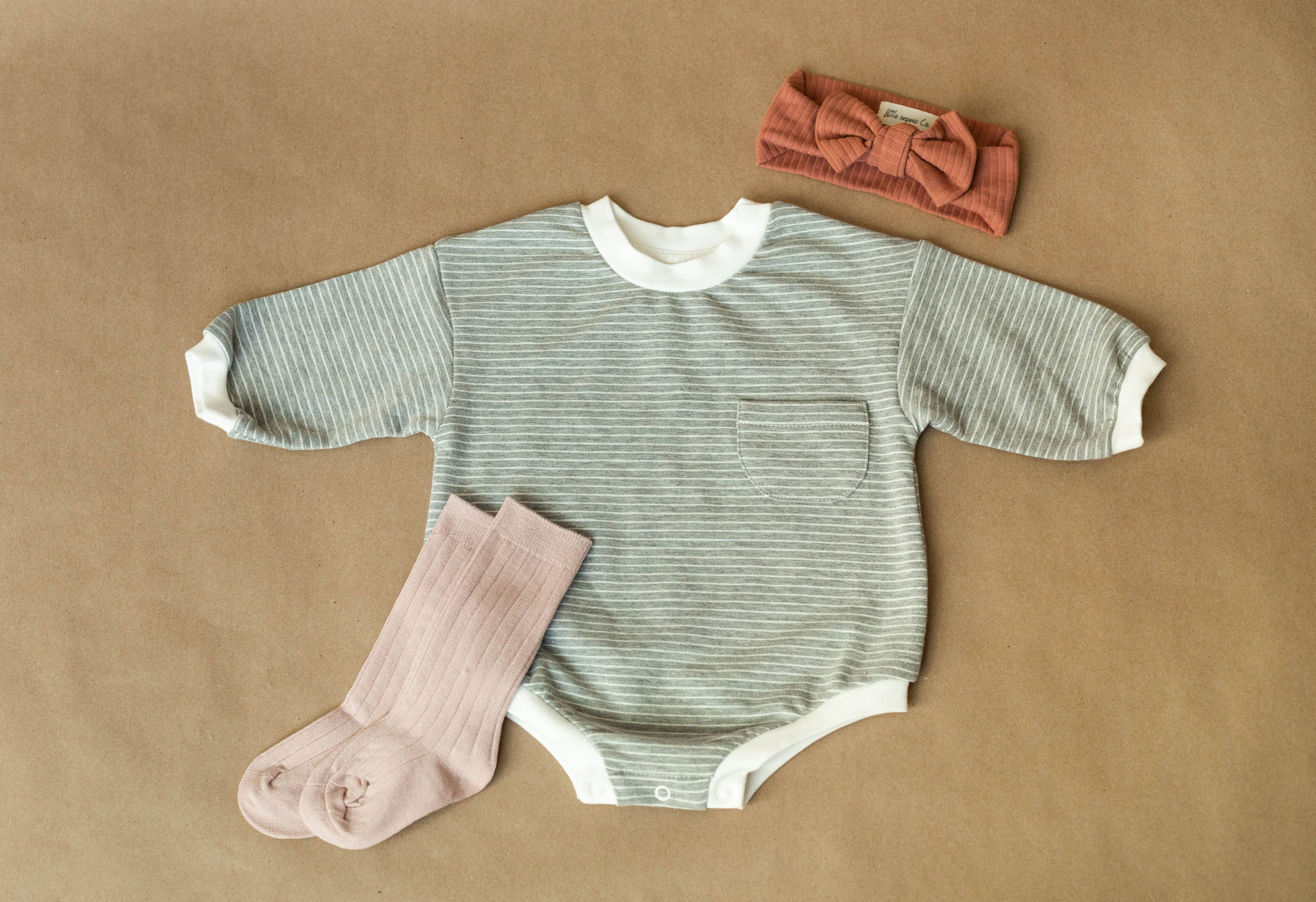 Little Organic Co - Wholesale Bodysuit (Non-Footed) - Baby - Oversized Bubble Romper10