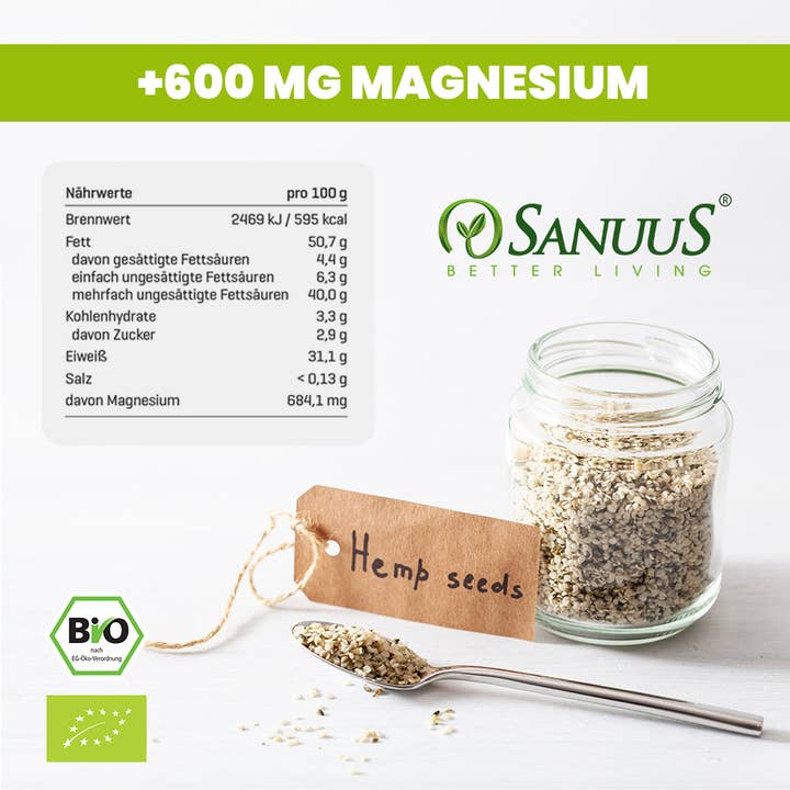 SANUUS® Better Living - Wholesale Plant Seeds - SANUUS organic hemp seeds peeled without THC/CBD3