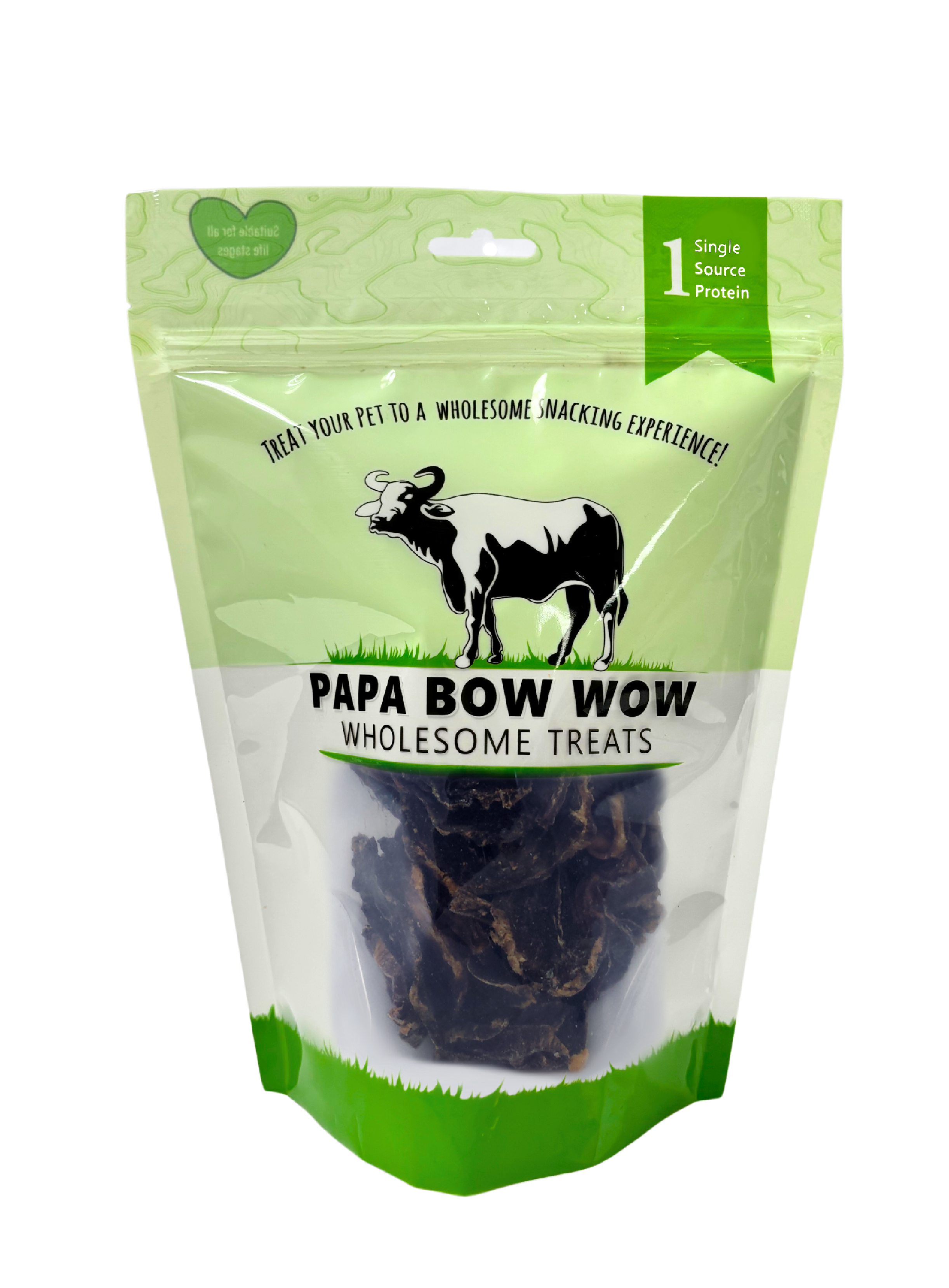 Canine Caviar - Wholesale Pet Treats - Dog - Papa Bow Wow Wholesome Treats Heart    1 lb0