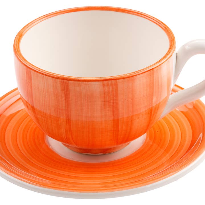 Arcucci Trade - Wholesale Coffee/Tea Cup - POSITANO HAND PAINTED CERAMIC COFFEE MUG 6 COLORS