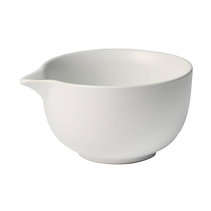 Tigela Matcha Latte com Bico 10oz Branco Fosco (1/36) por atacado de Urban Tokyo