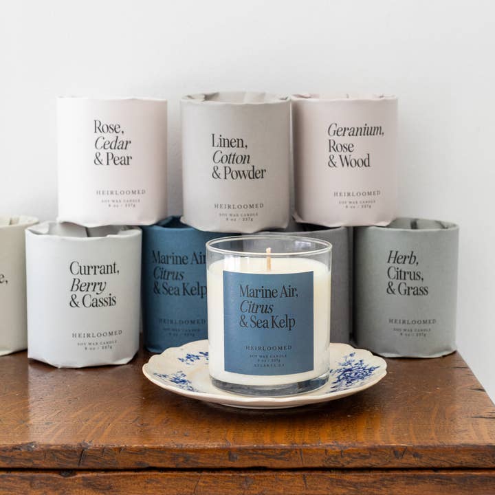 Heirloomed Collection - Wholesale Jar/Filled Candle - Heirloomed Candle - Foundation Collection Starter Set