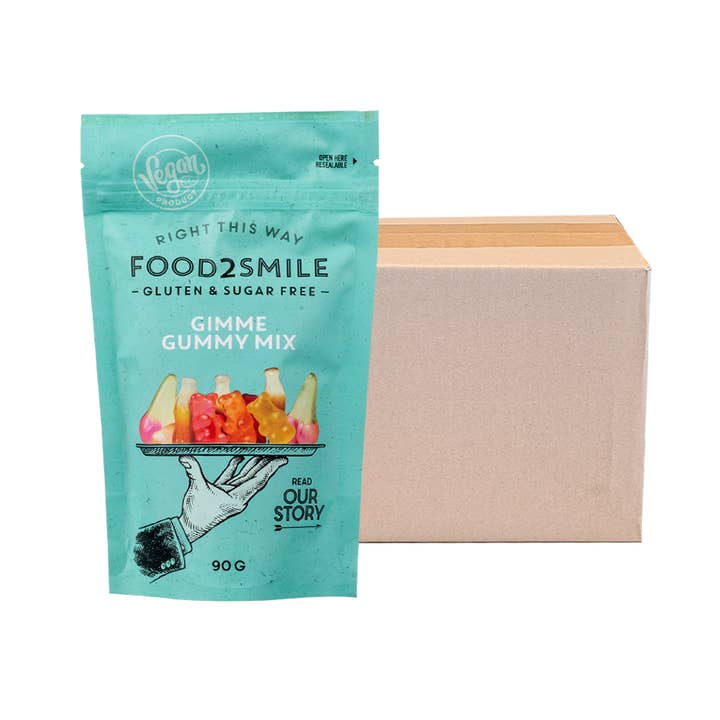 Sugar free candy mix bears | Gimme Gummy Mix 8x90 gram for wholesale by Food2Smile