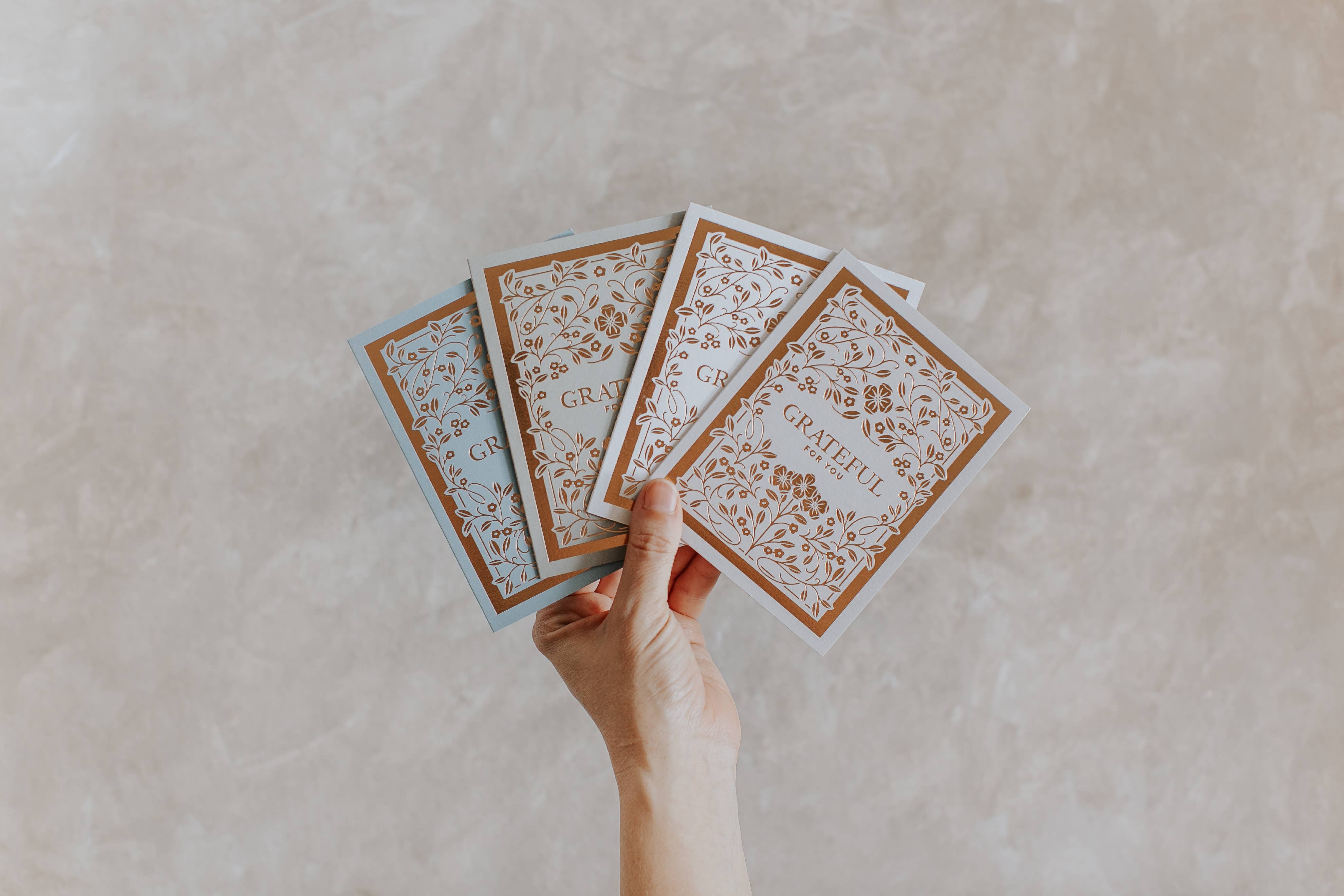 Korie Herold - Wholesale Thank You Card - Grateful For You - Single Card6