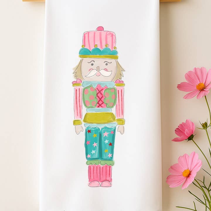 Ster van de Show Notenkraker Geschulpte Theedoek voor wholesale door Doodles By Rebekah