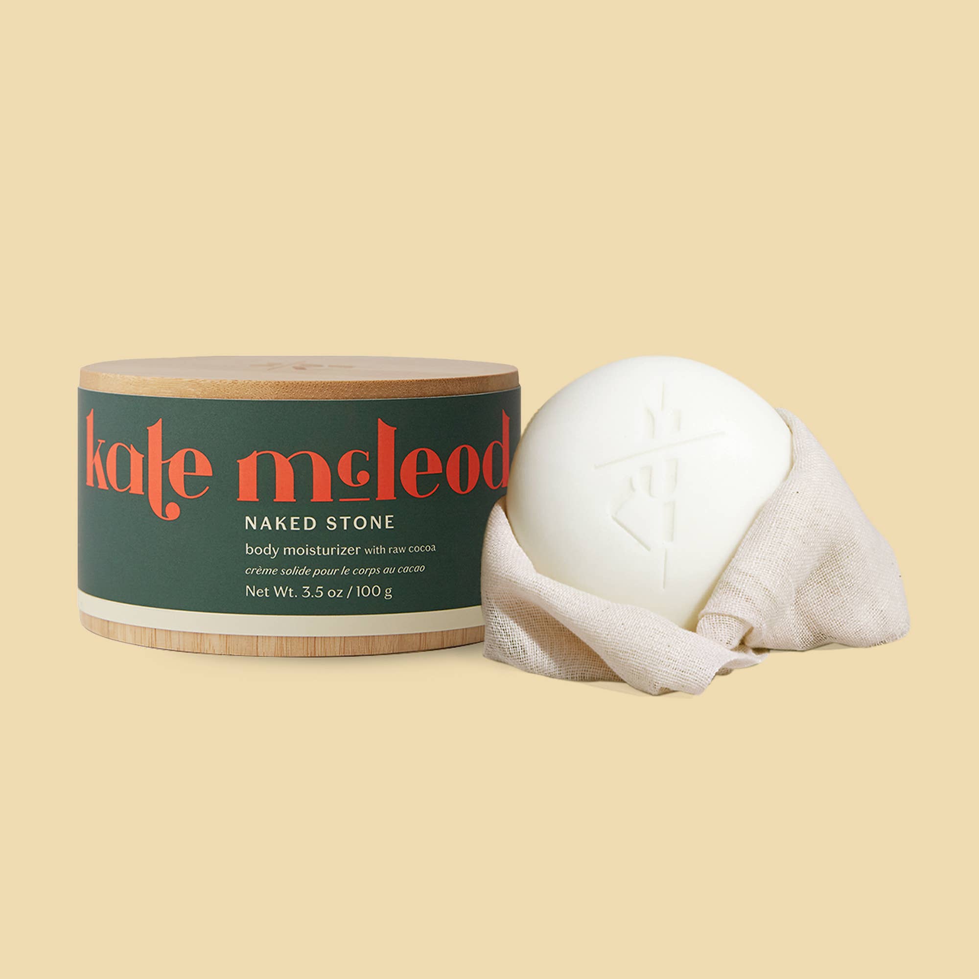 Kate McLeod - Wholesale Solid Lotion - Naked Stone | Deep Moisturizing Lotion Bar0