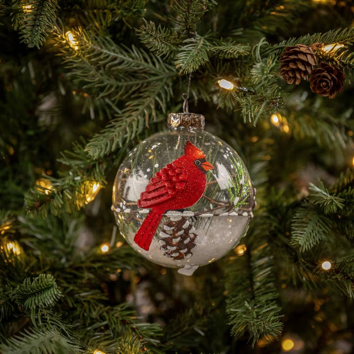 Ragon House - Wholesale Ornament - RIGHT FACING CARDINAL ORNAMENT1
