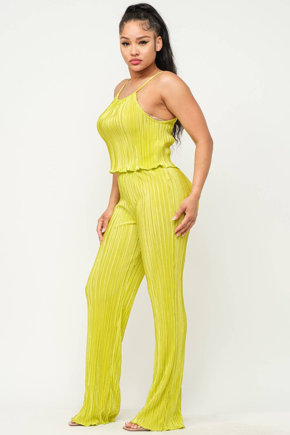 Boswell - Venta al por mayor Conjuntos de top y pantalón (NO para estar en casa) - Mujer - Conjunto de tirantes y pantalones Bodre Crop5