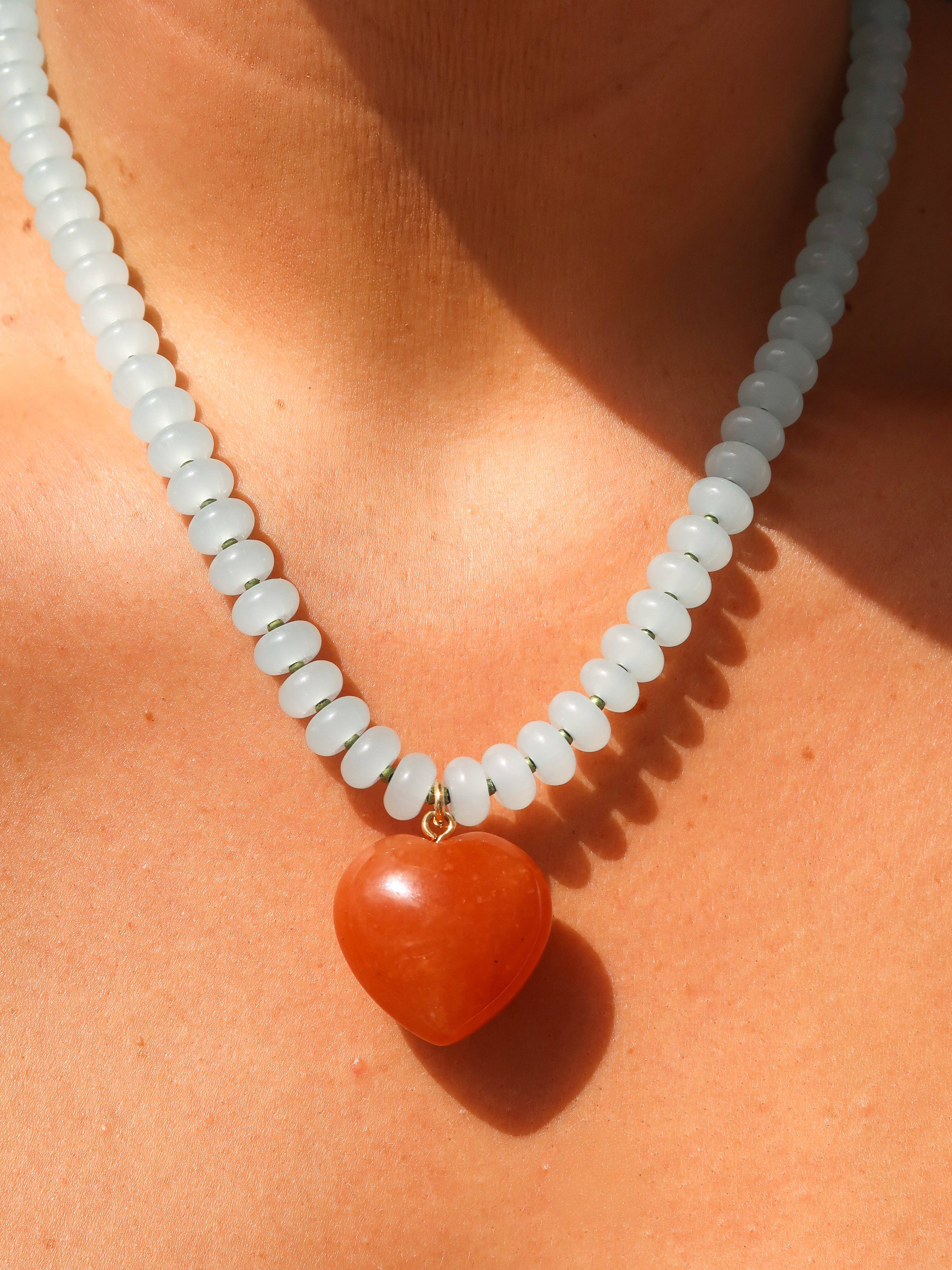 Cara O Sello Brand - Wholesale Pendant/Charm Necklace - The Opalite Lover1