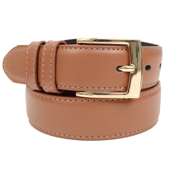 Selini New York - Wholesale Belt - Men's - Genuine Leather Men's Dressy Belt - MGLD18061