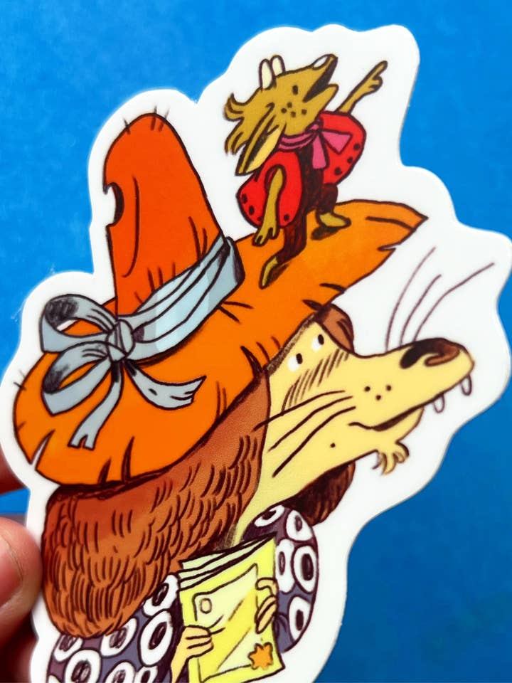 Hat Rider Sticker for wholesale by Natalie Andrewson
