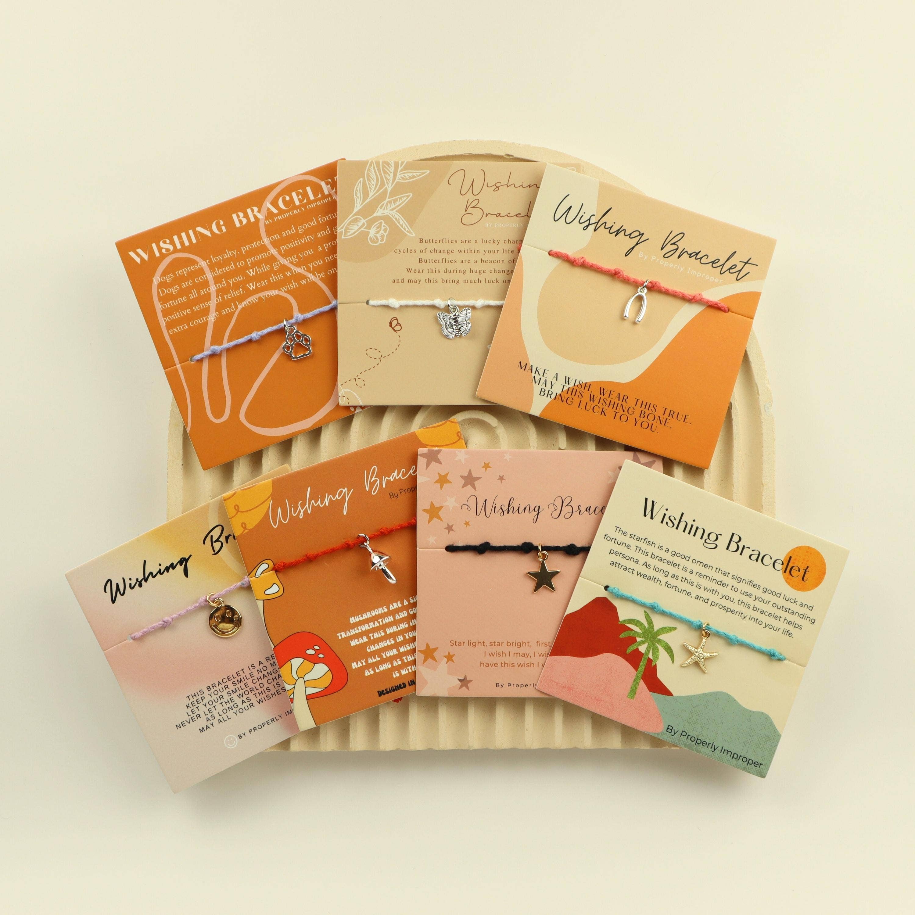 Properly Improper – Pulseira com pendente por atacado – Pulseiras de Desejos Sortidas5