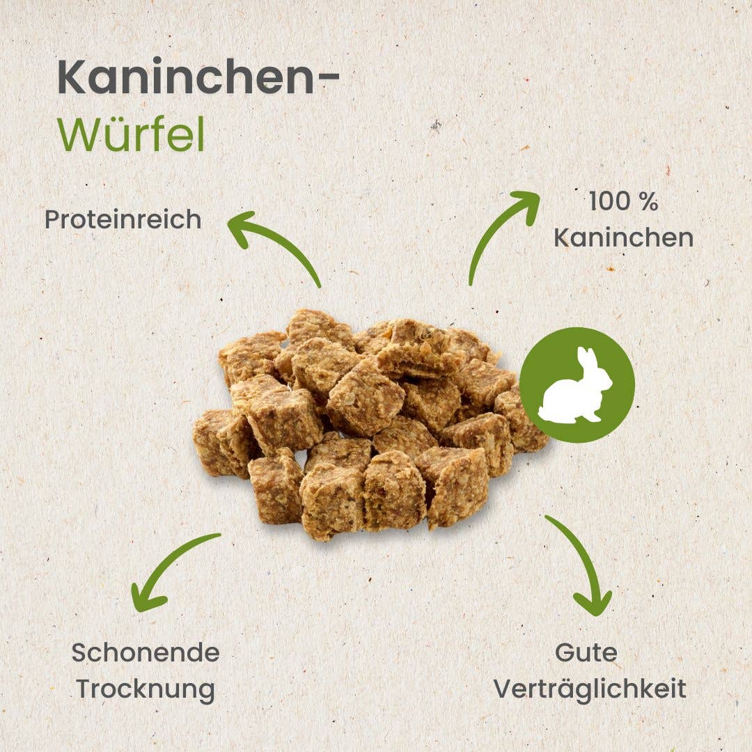 Kauartikel.com GmbH - Wholesale Pet Treats - Dog - rabbit dice4