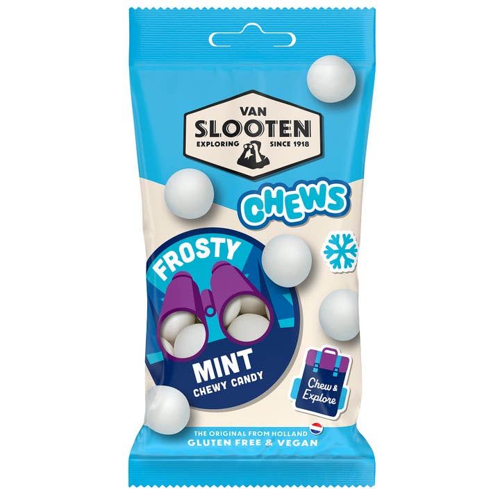 Van Slooten Frosty Mint Chewy Candy 60g x12 and other Purchase wholesale mini mints 1 kg pack. Free returns & net 60 terms on Faire trending on Faire.