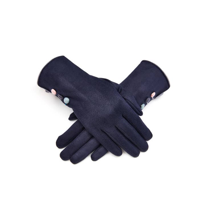 Aavion - Wholesale Handschoenen - Dames - Dameshandschoenen van imitatie suède met touchscreen – Rand & Knopen2