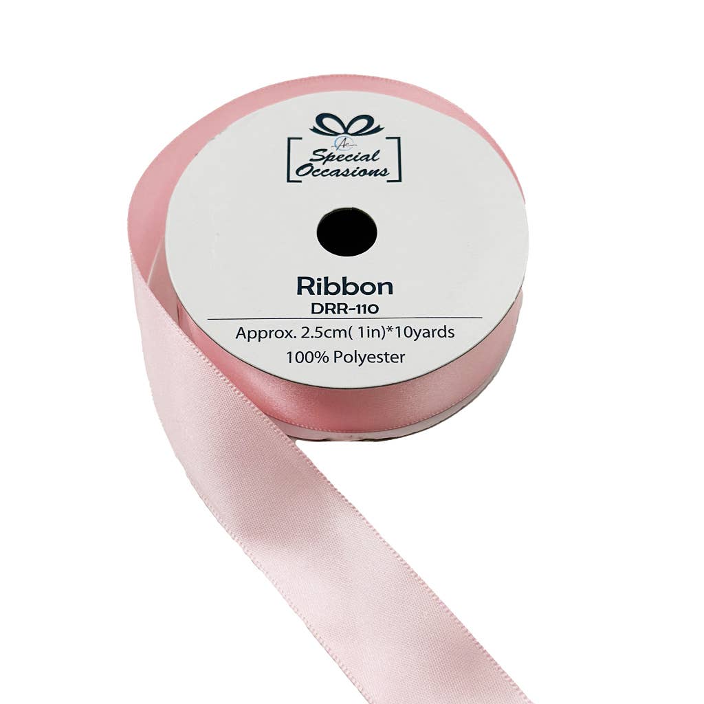 Angels Craft - Wholesale Ribbon – Gift wrapping - Satin Ribbon 1" x 10 Yards Set of 12 (Available 16 colors)3