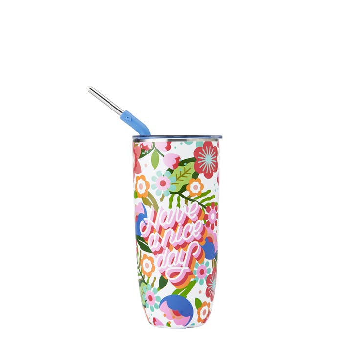 24oz Steffi Lynn x S'well Tumbler with Straw for wholesale by S'well