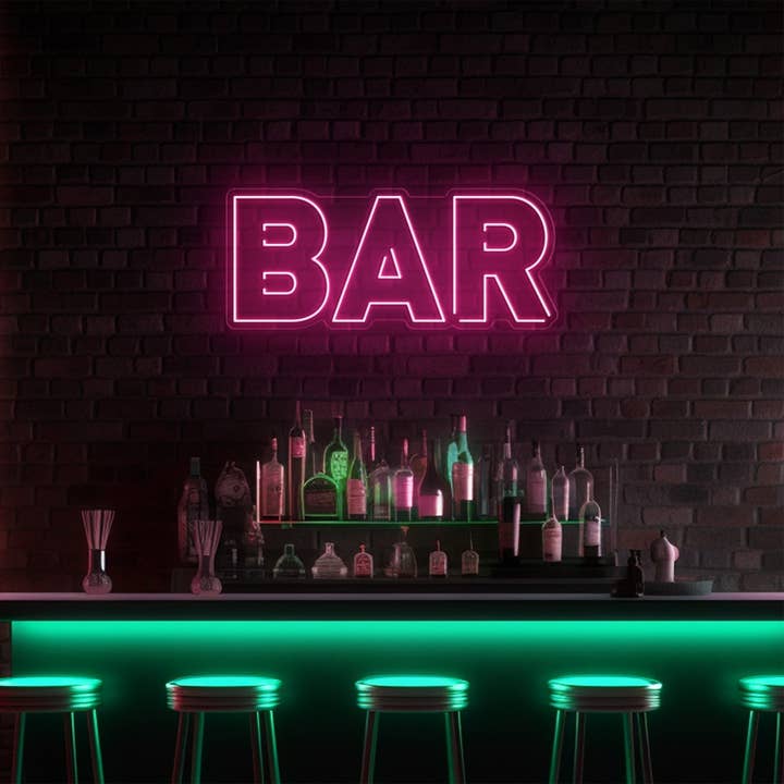 BAR LED Neonskylt för wholesale av BeNeonUnicorn