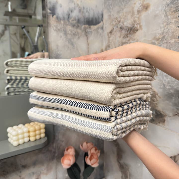 The Loom Wholesale - Wholesale Beach Towel - Handwoven Turkish Cotton Towel – Embroidery Beach/Hand Towel