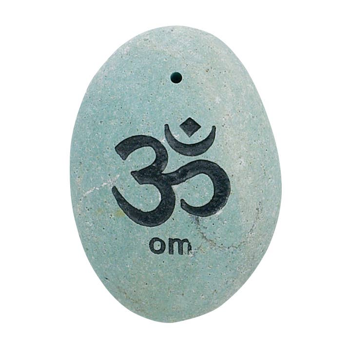 Om River Stone Incense Holder for wholesale by Benjamin International