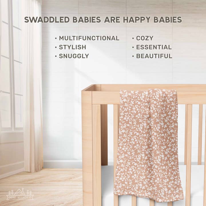 Mini Wander, LLC - Wholesale Swaddle - Baby - Muslin Swaddle Baby Blanket – Magnolia Tree21