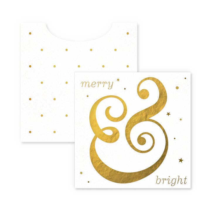 Merry & Bright Mini Enclosure for wholesale by Smitten on Paper