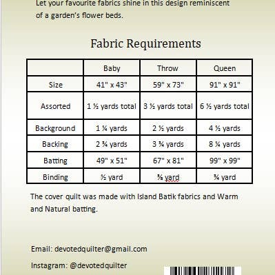 Devoted Quilter - Wholesale Quilt - Formal Garden quilt pattern4
