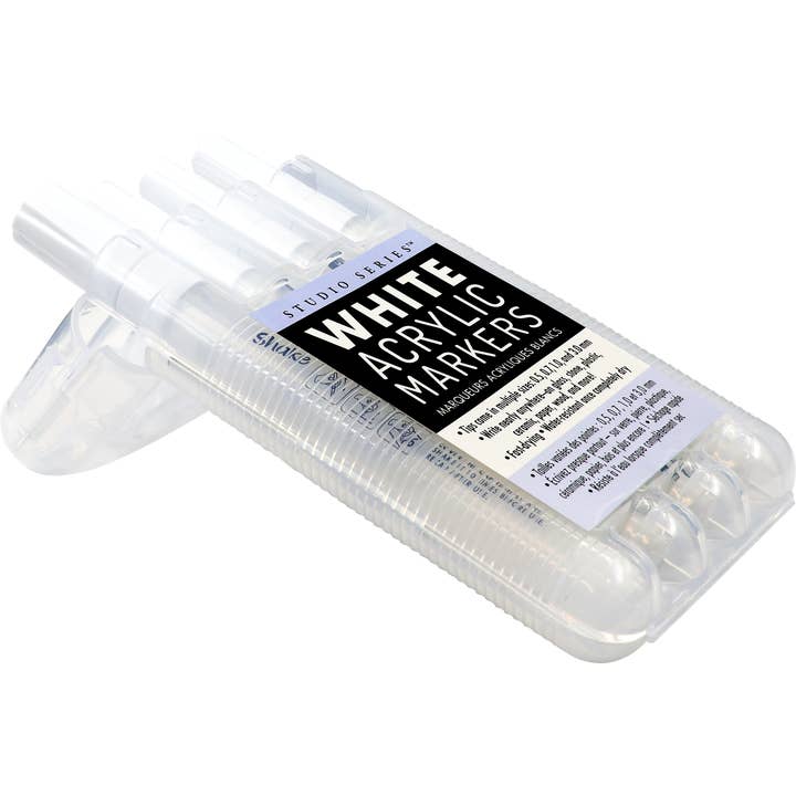 Peter Pauper Press - Wholesale Marker - Studio Series White Acrylic Markers1