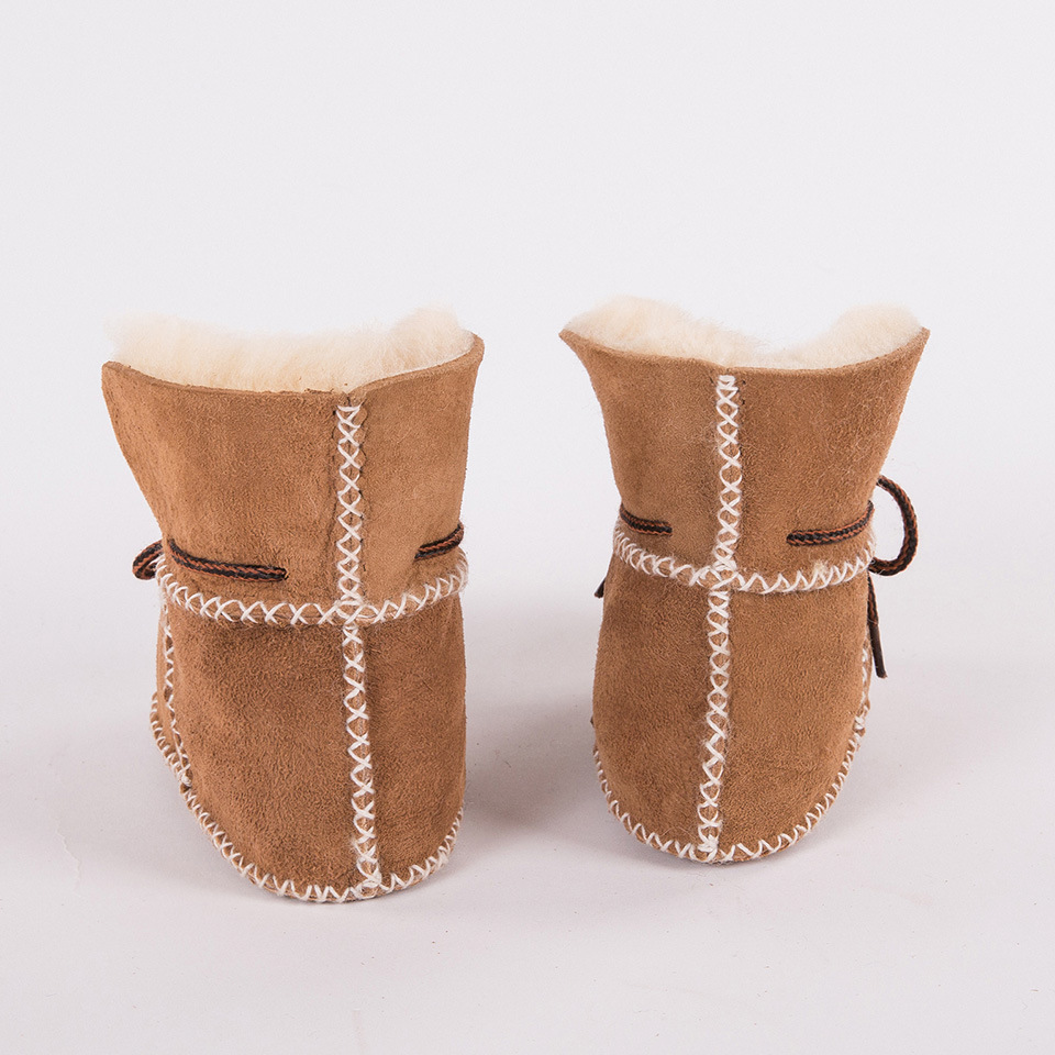Annie & Charles - Wholesale Booties - Baby - Annie & Charles® Lambskin Baby Shoes1