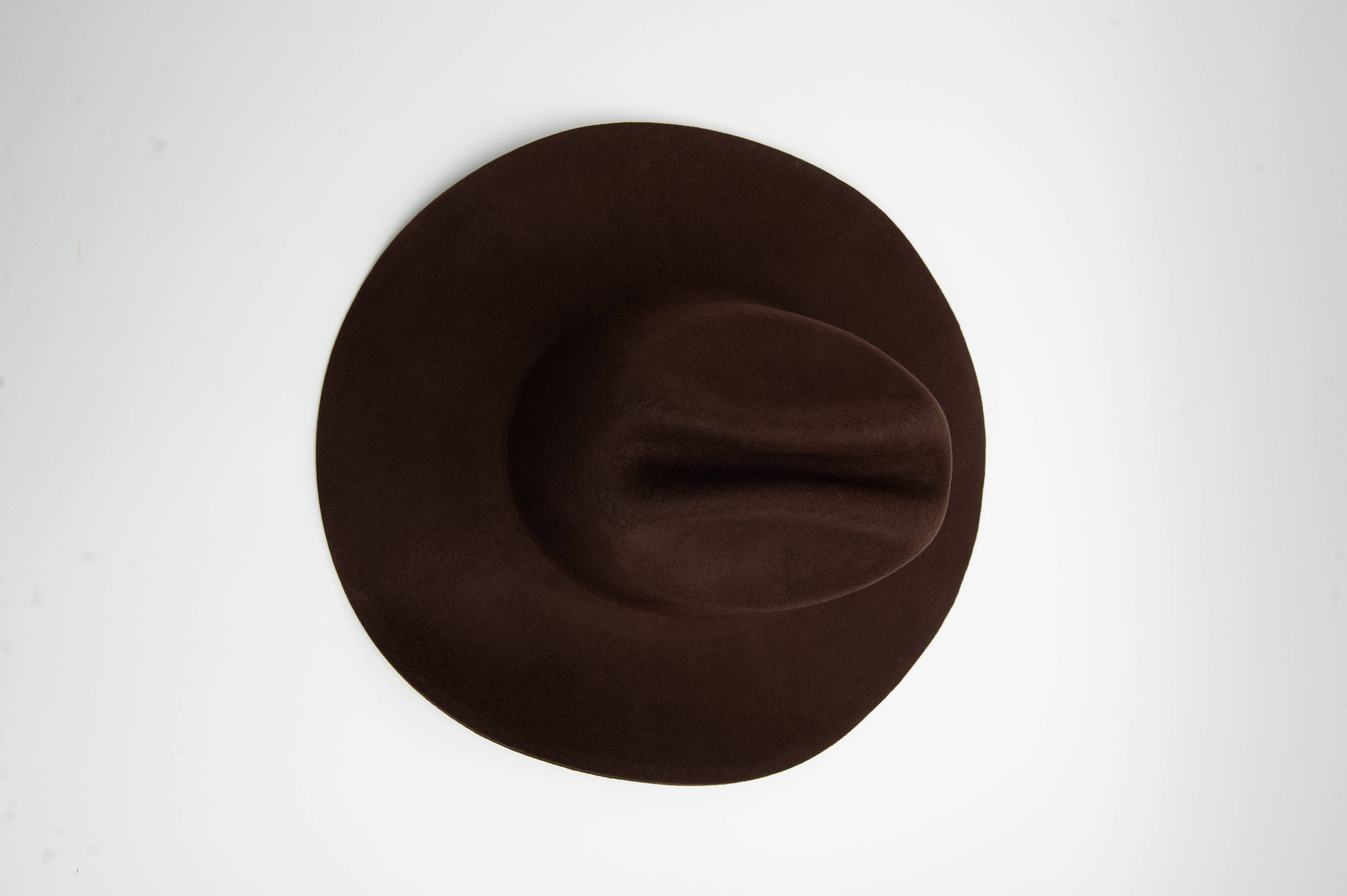 Lucca Couture - Wholesale Cowboyhoed - Dames - Luxe Donkere Cattlemen Wol Rancher Hoed6