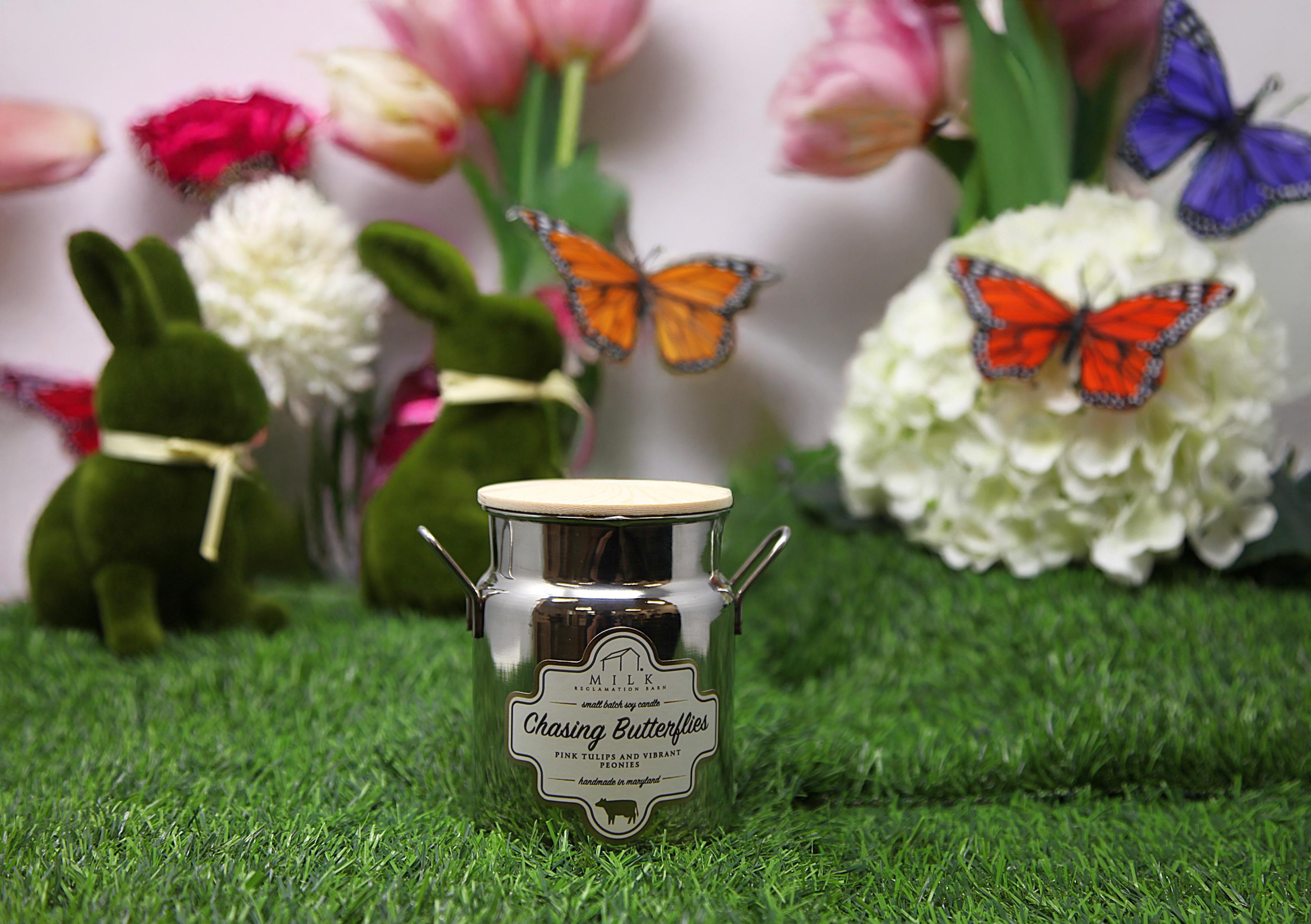 Milk Reclamation Barn - Wholesale Jar/Filled Candle - Stainless Milk Churn Candle - 12.5 oz51