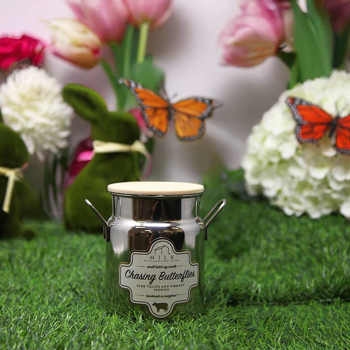 Milk Reclamation Barn - Wholesale Jar/Filled Candle - Stainless Milk Churn Candle - 12.5 oz51