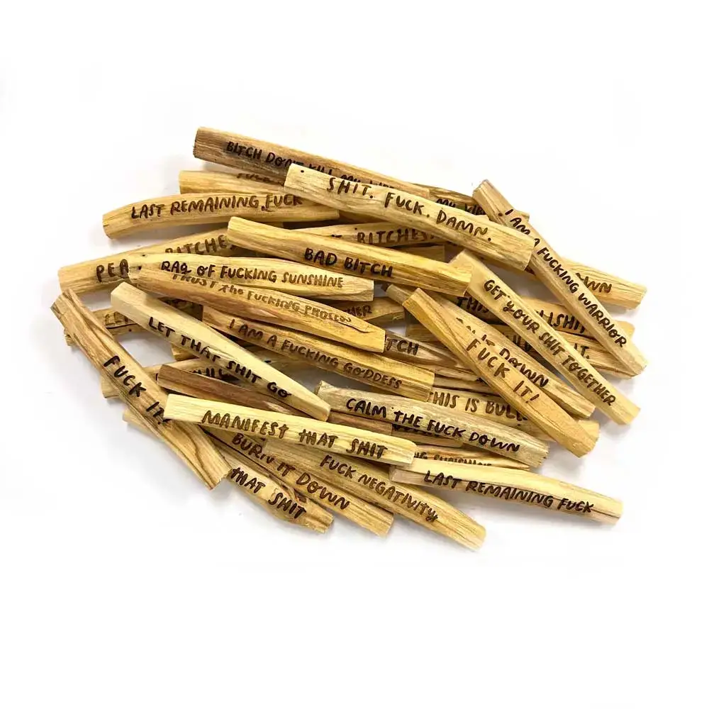 SnowMade - Wholesale Smudge Stick - Laser-Engraved Palo Santo Starter Pack1