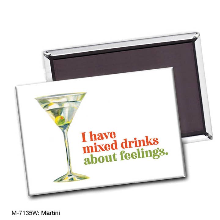 Martini, ímã (M-7135W) por atacado de Printed Canvas