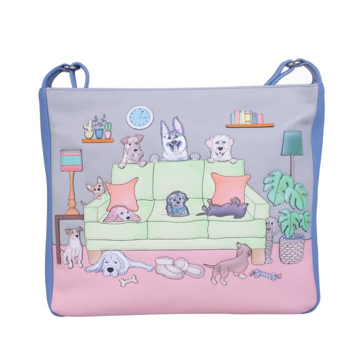 Coco's Best Seat in the House Large Cross Body Bag - 7331 12 for wholesale by Mala Leather